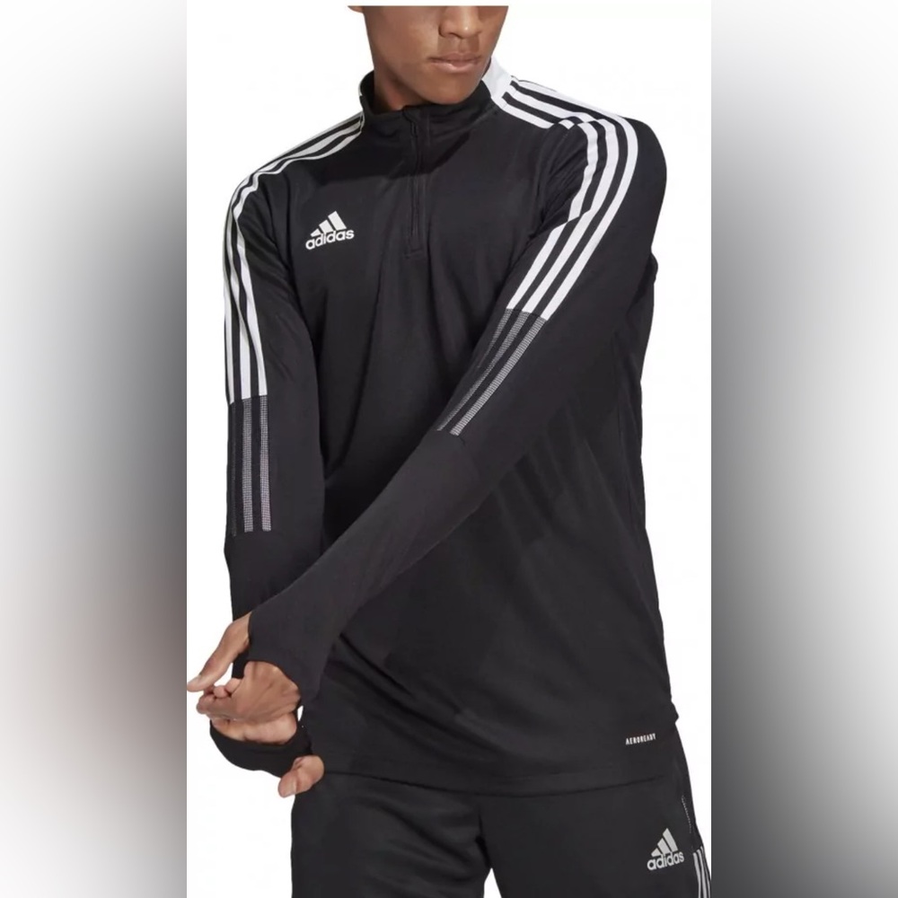 adidas Fi Kn Tracktop Logo Printing Stripe Stand Collar Jacket